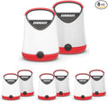Eveready LED Camping Lantern X-250,Super Bright Tent Lights,Rugged Water Resistant LED Lanterns,100 Hour Run-time (Batteries Included),Red and Black,(Pack of 8)
