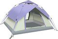 SFKLYU Outdoor Camping Tent 3/4 Person Waterproof Camping Tents Windproof Outdoor Backpacking Tent for Travel Hiking