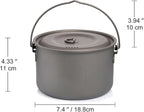Compatible for Widesea Titanium Cookware Set, Outdoor Camping Tableware with Pot for Picnic, Hiking and Trekking