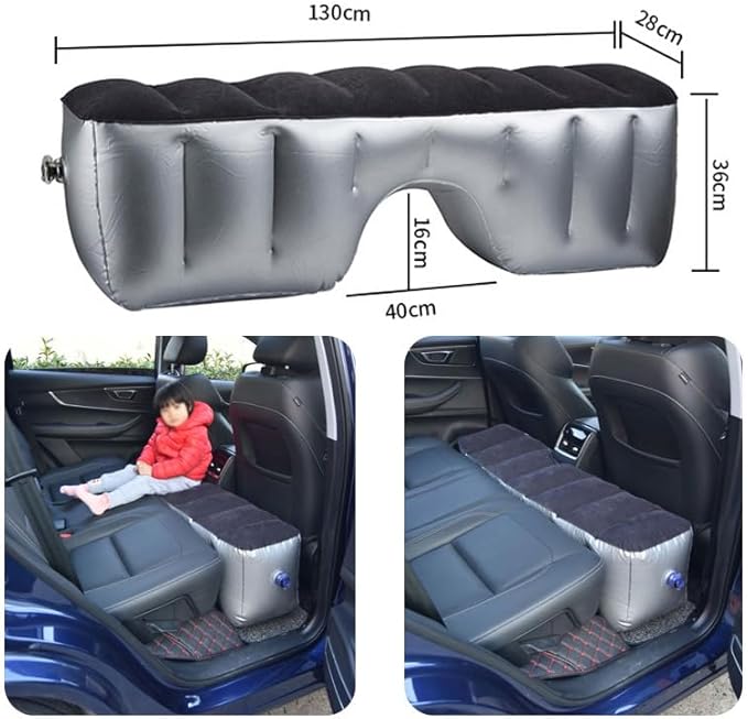 Inflatable Car Air Mattress Back Seat Bed for Honda Accord 2018-2022, Back Seat Gap Pad Mattress Camping Air Couch for Sleeping Travel Rest,130x28x36cm
