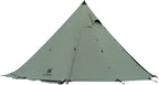 OneTigris Northgaze Canvas Hot Tent with Stove Jack, Windproof, Fire Retardant, Durable 4 Season Camping Pyramid Teepee Tent for 2~4 Person