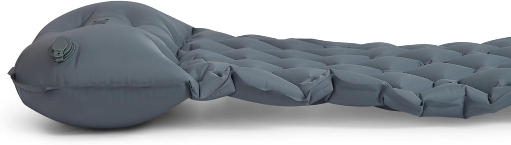 Nomic SOLAIR Self Inflating Sleeping Pad with Built-in Foam Pump, 30s Inflate / 5s Deflate, Integrated 5" Pillow, 77 x 23 x 2 in, Est. R-Value 2