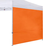 COOSHADE Instant Canopy SunWall 10x10 Canopy SideWall for Pop up Canopy Tent, 1 Pack Sidewall Only, Orange
