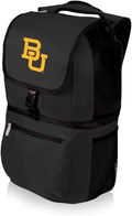 Picnic Time NCAA Zuma Backpack Cooler, Black, 19 x 11 x 7 in