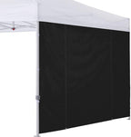 COOSHADE Instant Canopy SunWall 8x8 Canopy SideWall for Pop up Canopy Tent, 1 Pack Door Wall Only, Black