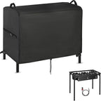 Stove Cover for VIVOHOME 3-Burner Propane Gas Stove, 35inch Outdoor Stove Covers Waterproof for Bestfire 3 Burners Camping Stoves-35”L x 18" W x 29" H