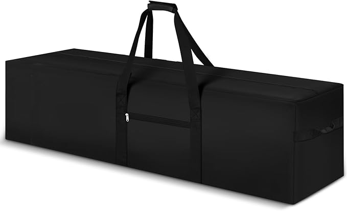 65 x 16 x 16 Inch, 257 L Extra Large Duffle Bag Camping Tent Storage Bag Heavy Duty Waterproof Sports Equipment Carrying Case for Tent Pole Travel Canopy Hammock Tripod Fishing Outdoor Moving