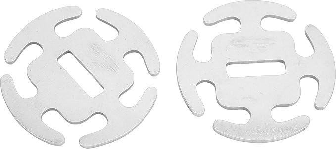 Alomejor Tent Rope Buckles, 420 Stainless Steel Adjustable Tent Rope Tighteners for Camping, Fits 2mm to 4mm Diameter, Outdoor Backpacking Accessories