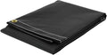 Mytee Products 8' x 10' Heavy Duty Black 18oz Vinyl Utility Tarp Waterproof, Multipurpose, Cars, Boats, Campers, Pool Cover, Tent