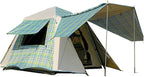 YYDS Tents for Camping Waterproof Sunscreen Instant Tent Automatic Pop Up Camping Tent Family Hiking 3-4 Person Camping Tents (Color : Green)
