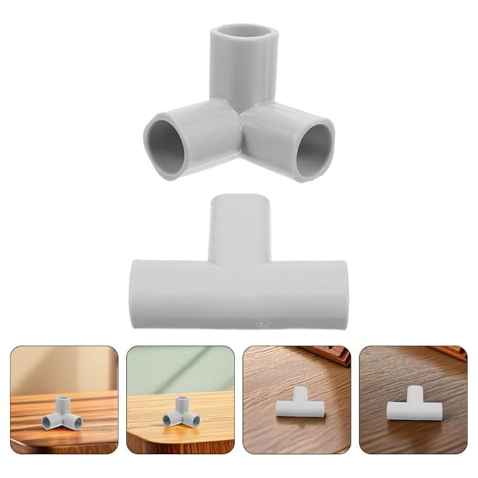 2pcs Shaped Elbow Fittings for Playpen Indoor Safety Accessories for Play Areas Compatible Tubes Versatile Corner Connectors for Flexible Layouts