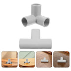 2pcs Shaped Elbow Fittings for Playpen Indoor Safety Accessories for Play Areas Compatible Tubes Versatile Corner Connectors for Flexible Layouts