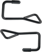 4PCS Heavy Duty Triangular Metal Hooks Outdoor Camping Tent Hooks Hanging Plant Basket for Kitchen Utensils Spoons Pots Pots Utensils Clothes Jeans Bag Towel Black