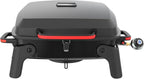 Megamaster 1-Burner Portable Gas Grill with Locking Lid, 11,000 BTU Stainless Steel Burner, Foldable Legs, Small Propane Grill for Outdoor Cooking, Camping, BBQs, Patios, and Gardens - 820-0065C
