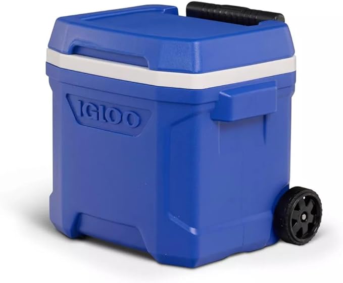 Igloos Profile II 16-Quart Wheeled Cooler with Telescoping Handle, THERMECOOL Insulation, 24-Can Capacity