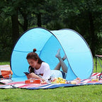Lightweight Backpacking Tent Windproof Camping Tent Awning Family Tent Two Doors Double Layer with Aluminum rods for Outdoor Camping