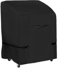 NettyPro BBQ Grill Cover Heavy Duty Waterproof 32 inch, Outdoor 2 Burner Gas Barbecue Cover for Outside Small Weber, Char-Broil, Brinkmann, Jenn Air, Nexgrill Grills, Black