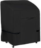 NettyPro BBQ Grill Cover Heavy Duty Waterproof 32 inch, Outdoor 2 Burner Gas Barbecue Cover for Outside Small Weber, Char-Broil, Brinkmann, Jenn Air, Nexgrill Grills, Black