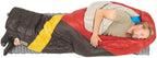 Sierra Designs Cloud 20 Degree DriDown Sleeping Bag Ultralight Zipperless Down Sleeping Bag for Backpacking and Camping
