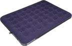 Queen Size Air Mattress - Inflatable Foldable Airbed for Camping, Home & Travel Guests, Waterproof Blow Up Mattress, Portable Sleeping Pad Accessories 80"x60"x9"