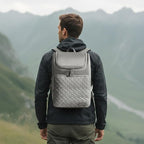 Cooler Backpack Insulated Leak Proof 33 Cans, Waterproof Hiking Backpack Cooler Soft Cooler Bag Lunch Backpack for Picnic Camping, Gray