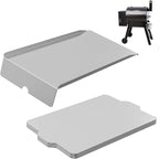 BQMAX Drip Pan Heat Baffle with 6 Pack Drip Tray Liners Replacement Parts for Traeger Pro 22 Series Pellet Smoker Grills, Lil Tex Elite 22, Lil Tex, Lil Tex Elite, Traeger BAC012, BCA070, BAC507
