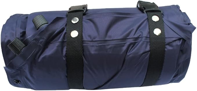 LOGOFUN Inflatable Camping Mat with Pillow Foldable Lightweight Portable Waterproof Sleeping Pad for Outdoor Travel Hiking Backpacking