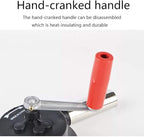 Sunglow Outdoor Cooking BBQ Fan Air Blower，Hand Crank Blowers， Barbecue Fire Bellows for Picnic Camping Stove Accessories