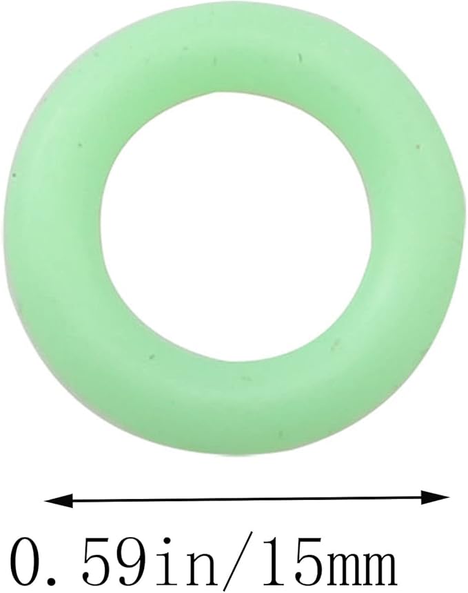 30PCS Tents Accessories Tent Canopy Nail Ring Tent Stakes Ring Fluorescent Glow in The Dark Tent Ring Tent Nail Rings