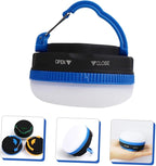 Generic Portable LED Camping Tent Hanging Light Outdoor Emergency Lamp for Hiking Backpacking Fishing Lightweight Battery-Powered Blue Outdoor Tent Lamp