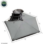 Overland Vehicle Systems HD Nomadic 270 LTE Passengers Side Awning | Dark Gray | Includes Black Travel Cover | 19689909
