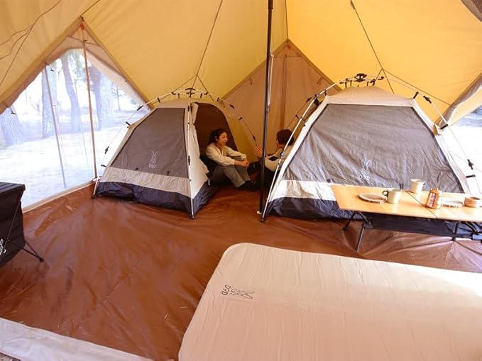 DOD Tsuku Base Tent – Spacious All-Season Family Tent with Canvo™ Cooling Fabric | Easy One-Person Setup | Expandable with Uchi & Awning Attachments