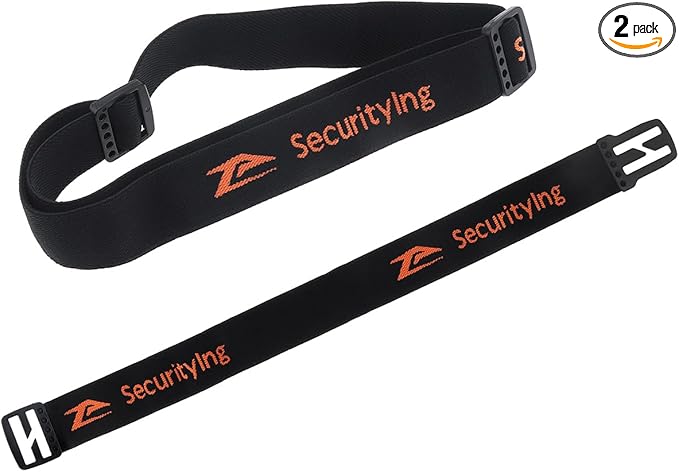 Elastic Headlamp Strap Replacement Headband for Most Black Diamond Petzl Energizer Pelican Fenix Headlamps,Adjustable HeadFlashlight Strap with Head Fastening Strap for 22-26mm Headlight Holder