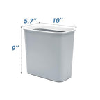 Skyflame Magnetic Hanging Trash Can, 2.1 Gallon Plastic Garbage Container, Multi-Function Grill Hanging BBQ Utensils Organizer Holder, Use for Kitchen/Bedroom/Bathroom/Camping/Grills