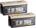 Power Queen 12V 200Ah LiFePO4 Battery 2560Wh, RV Lithium Battery up to 15000 Deep Cycles, Backup Power for Solar Off Grid, Home Energy Storage, Camper Van Trailer