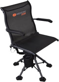 NEXCAM Field Chair for Hunting, Fishing, and Camping - Portable Hunting Chair with 360 Swivel - Tiltable and Rockable Fishing Chair with Adjustable Height