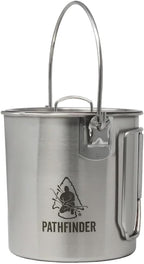 The Pathfinder School Stainless Steel Bush Pot and Lid Set (32 ounce)