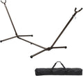 ONCLOUD 9 FT Hammock Stand Only, Heavy Duty Adjustable Indoor Outdoor Space Saving Steel Stand with Carrying Case, Universal Hammock Stand with 450 Pounds Capacity for Garden (Antique Bronze Finish)