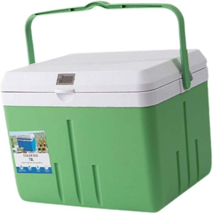 Cooler Box Ice Box 6L Personal with Handle for Freeze/Hot Food Ice Chest Small Insulated Box for Beach Camping Stall Outdoor
