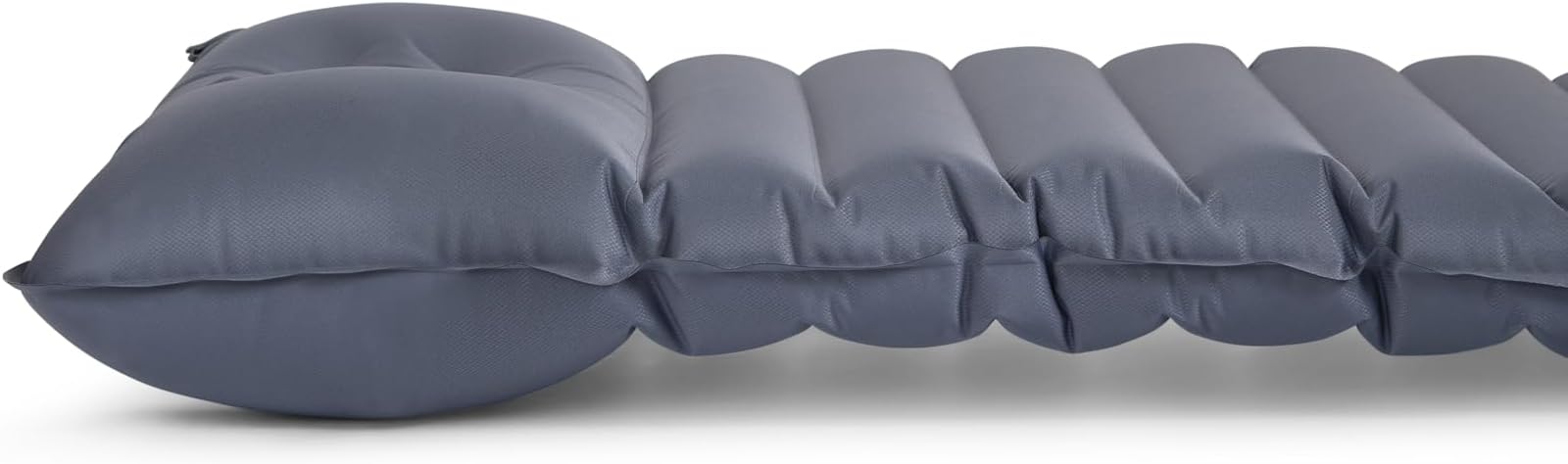 Nomic Lumin AIR Self Inflating Sleeping Pad, Extra Thick 4" Insulated Camping Mat with Built-in Foam Pump, 30s Inflate / 5s Deflate, Integrated 6" Pillow, 79 x 26 x 4 in, Est. R-Value 4