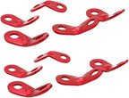 20pcs Tent Wind Rope Buckle Camping Tent Accessories Outdoor Rope Fastener Aluminum Alloy Buckle Easy Adjustment for Camping Hiking Backpacking