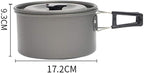 Camping Backpack Tableware Outdoor Cookware Pot Picnic Canteen Survival Hiking Military Boiler Frying Teapot Set Kettle