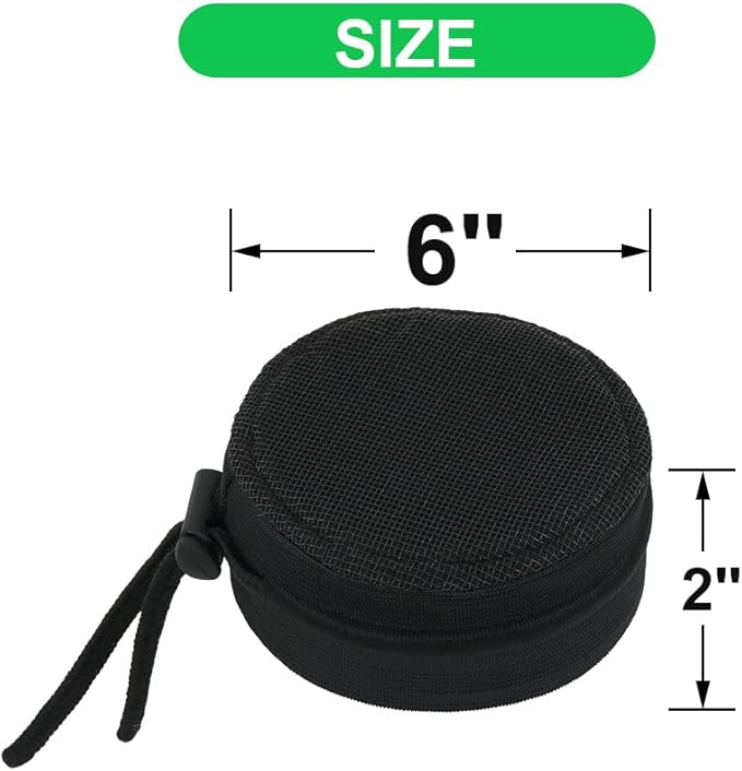 2 Pack 6" Grow Tent Vent Cover Dust Filter Cover for Plant Grow Tent Accessories with Elastic Band and Fixed Buckle Fan Exhaust Screen