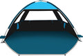 COMMOUDS Beach Tent Sun Shade for 3/4/6/8 Person, UPF 50+ Beach Sun Shelter Canopy Tent, Lightweight, Easy Set Up and Carry