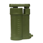 Portable Outdoor Water Purifier – Camping Pump Filter, Drinking Device | Direct Filtration System with High Efficiency for Hiking Backpacking Survival Travel and Quick Clean Hydration