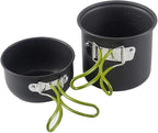Travel Camping Cookware Kit Cooking Set Ultralight Outdoor Tableware Set Tourism Equipment for Hiking Picnic