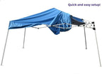 Impact Canopy 040000003 Slant Leg Canopy, 10' x 10', Blue-No Sidewall