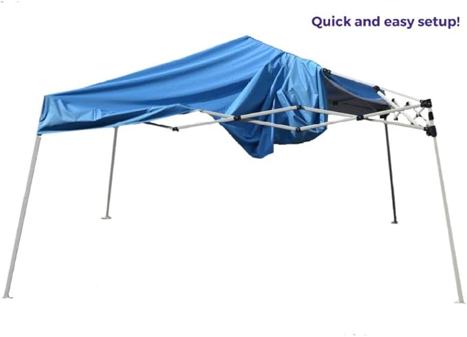 Impact Canopy 040000003 Slant Leg Canopy, 10' x 10', Blue-No Sidewall