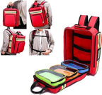 Empty First Aid Backpack Camping Emergency, Medical Bag Responder Storage Survival Trauma for Hiking(A01)