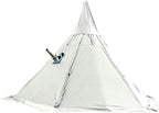 WINTENT 4 Season Waterproof Teepee Tent Yurt with Stove Jack for Adult Camping Hiking, Height 7.8FT/240CM